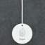 Carley Hope Circle Shaped Ceramic Ornament