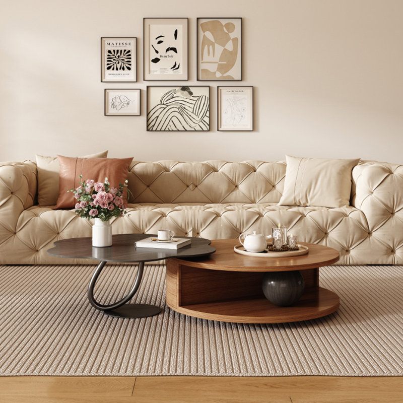 Table basse ronde haut de gamme