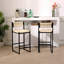 Ensemble de 2 tabourets de bar tissés à la main avec tabourets de bar à hauteur de comptoir-1956670457