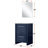 Lafarre 24'' Single Bathroom Vanity with Marble Top with Mirror-97832499-113058166