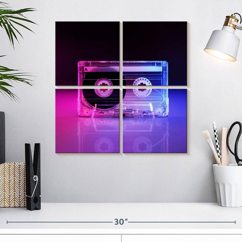 Abarca Clear Cassette Tape, 18" H x 18" W