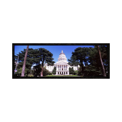 Facade Of A Government Building, California State Capitol Building, Sacramento, California, USA by Panoramic Images - Panoramic Gallery-Wrapped Canvas Giclée on Canvas