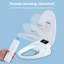 Siège de toilette électrique bidet avec télécommande, siège de toilette chauffant, eau chaude instantanée, séchoir à air chaud, couvercle à fermeture lente, affichage à DEL