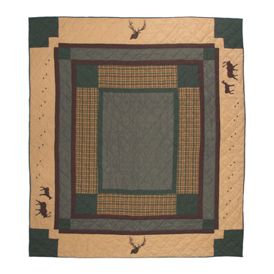 Elk Trail Rustic Cotton Quilt