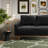 58'' Chenille Square Arm Sofa Loveseat-1909987608