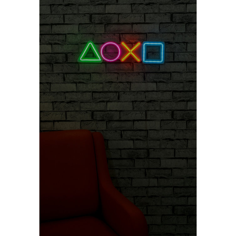 Ivy Bronx Gennarina 22'' Playstation LED Neon Sign