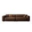 Coussin de canapé modulaire en cuir véritable Coffee-542556757-542556756-542556758