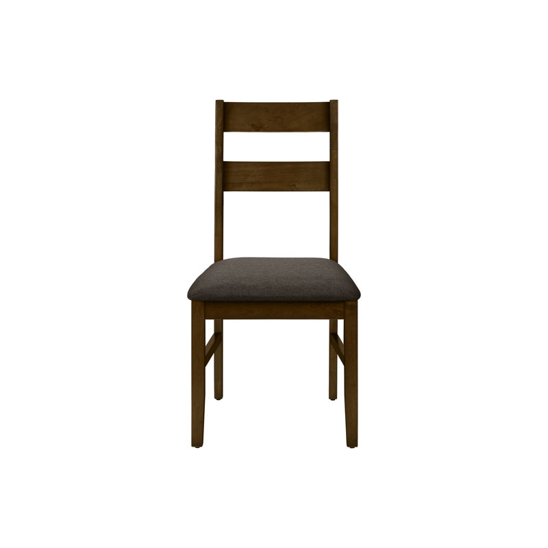 Chaise de salle à manger à dossier échelle en mélange de polyester