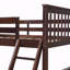 Lit simple au-dessus d'un lit double avec tiroirs de rangement-2104227592
