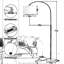 Lampe sur pied à arc moderne avec gradateur de pied, lampe de lecture réglable avec ampoule DEL 9 W, grande lampe sur pied pour le salon et la chambre à coucher-1514185003-1514185006-1514184993