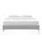 Sutton Performance Velvet Bed Frame-195014833-195014837
