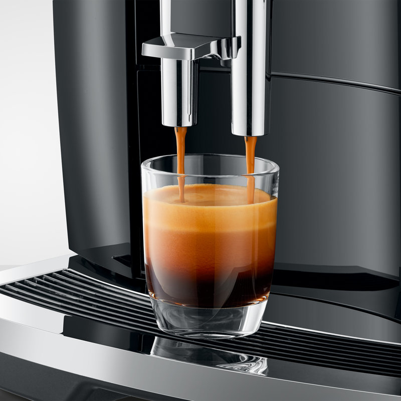 JURA E4 Fully Automatic Coffee & Espresso Machine, Piano Black