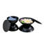 Tables basses rondes avec plateau de table d'appoint multifonctionnel STORGE