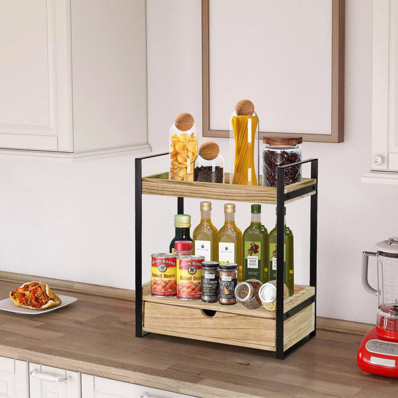 2-Tier Bathroom Organizer, Brown