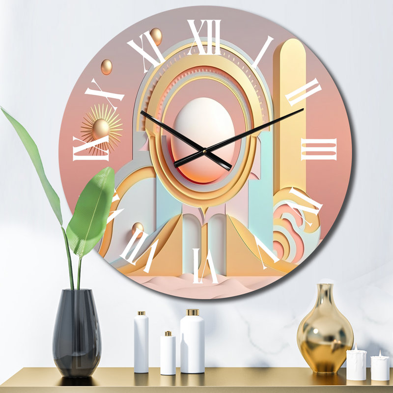 Horloge murale en métal, Petit