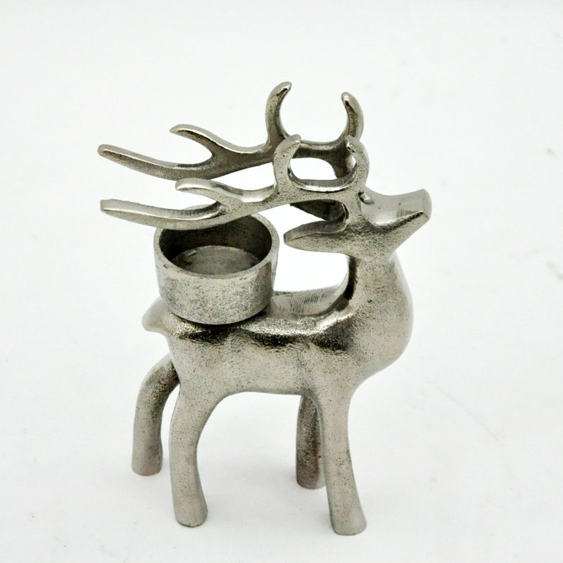 12cm Metal Tabletop Votive Holder