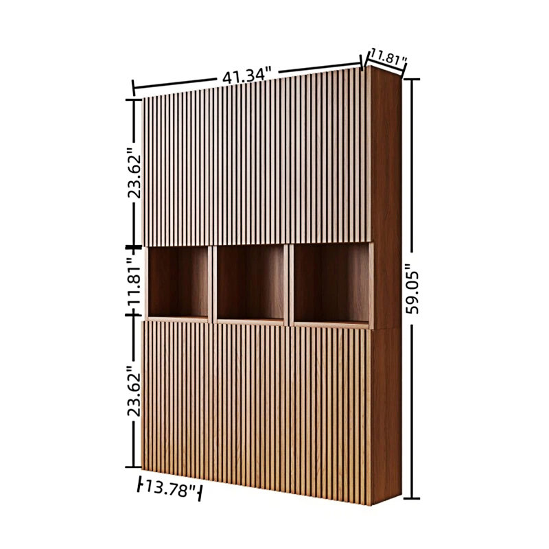 Armoire murale de salle de bain, Chêne brun
