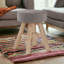 Petit repose-pieds, repose-pieds rond, repose-pieds avec pieds en bois-1489691626-1489691631