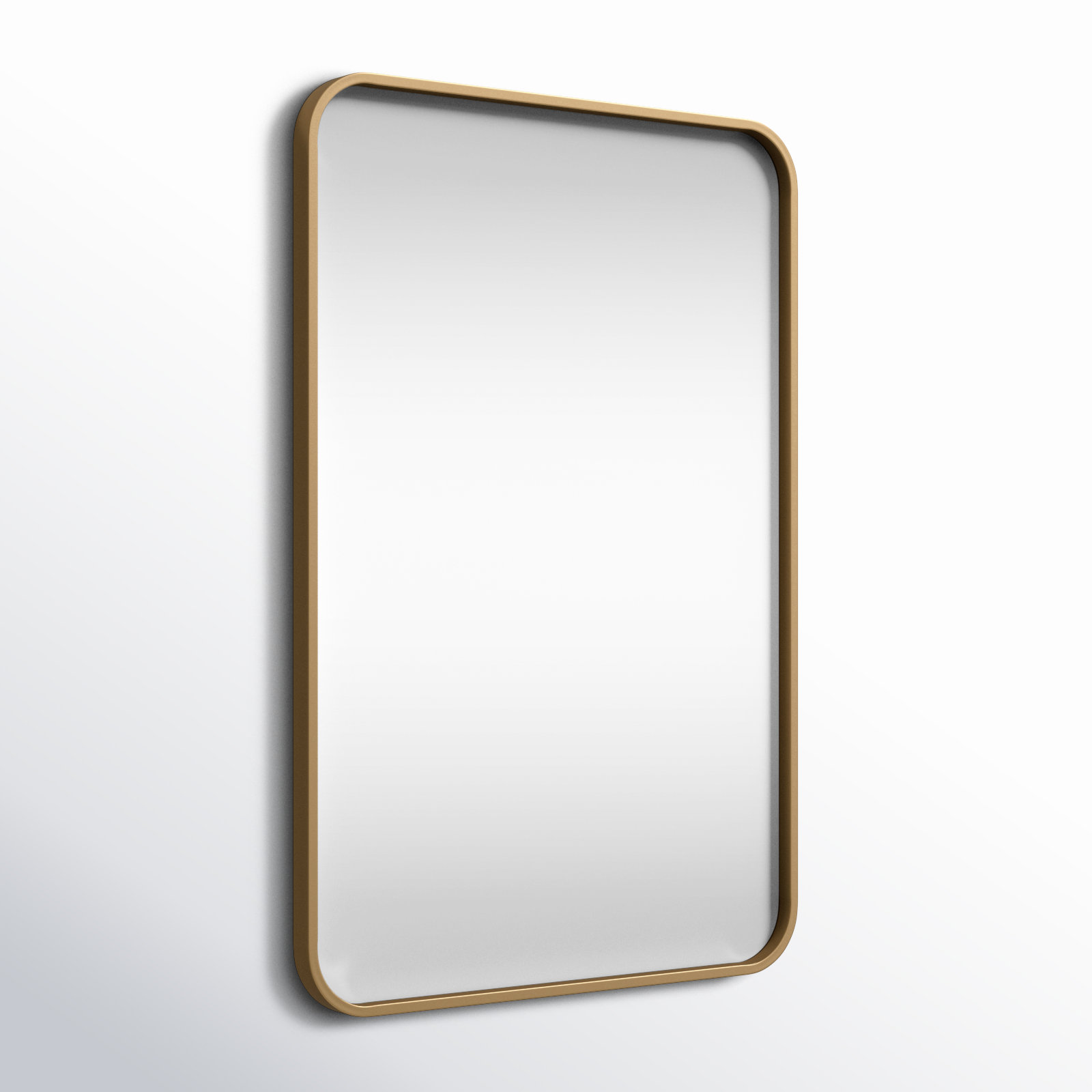 Sabine Accent Mirror, Brass, 30" x 20"