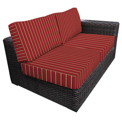 Sireci 58 " W Patio Sofa with Cushions