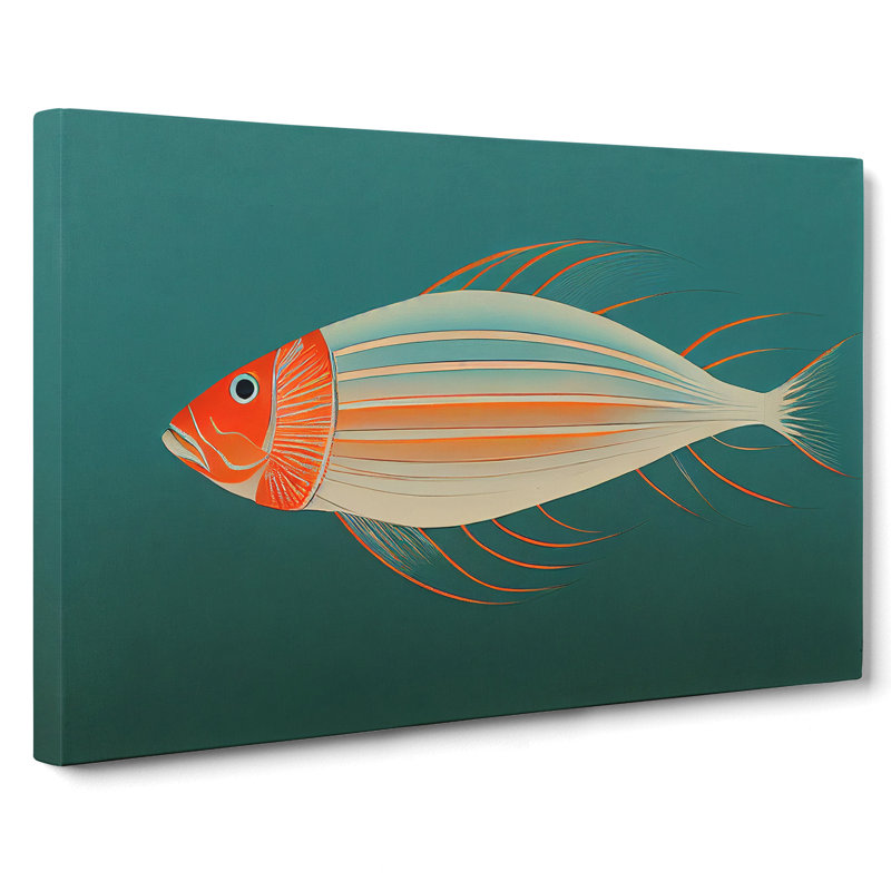 Fish Portrait Vol.2 - Wrapped Canvas, 40cm H x 60cm W x 3cm D