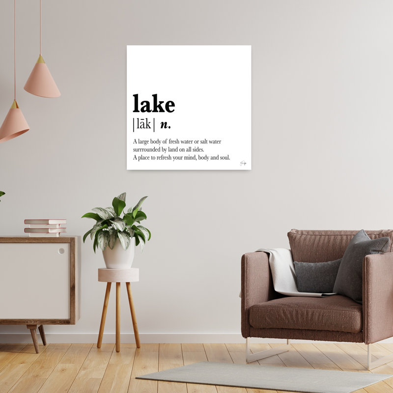 Lake Summer, art contemporain abstrait, H 24 po x l 24 po