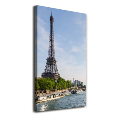 Eiffel Tower Paris - Wrapped Canvas Print