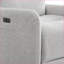 Fauteuils inclinables, inclinables et modernes de 30 po | Polyester gris clair chiné