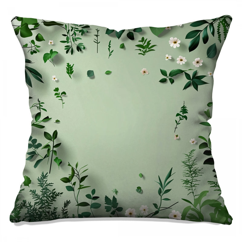 Coussin Greenery, 20 po x 20 po