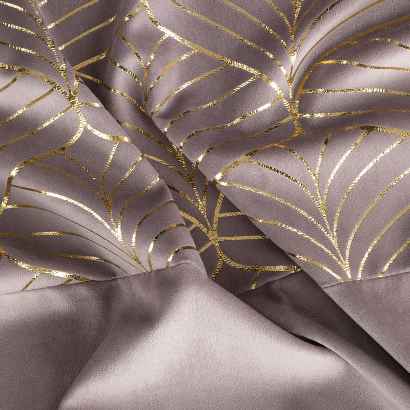 Spurrier Blackout Curtains Single Panel, Powder Rose