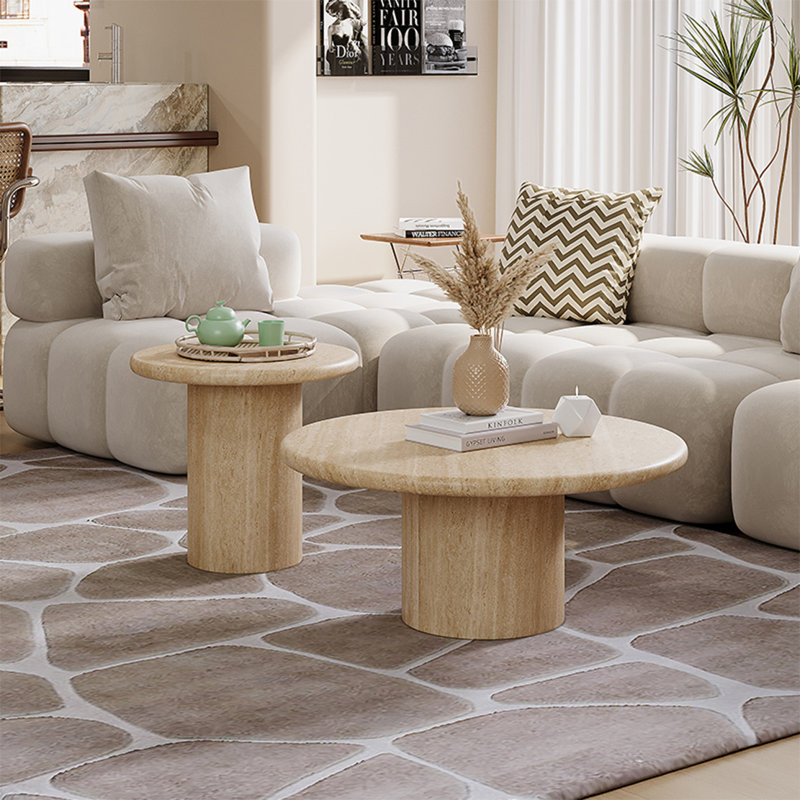 Table basse simple en pierre naturelle