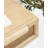 Rattan Floating Entryway Console Table