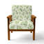 Chaise rembourrée Coastal - Fauteuil Fern Whisper Green-1534298481