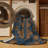 Machine Washable Trellis Gray Area Rug