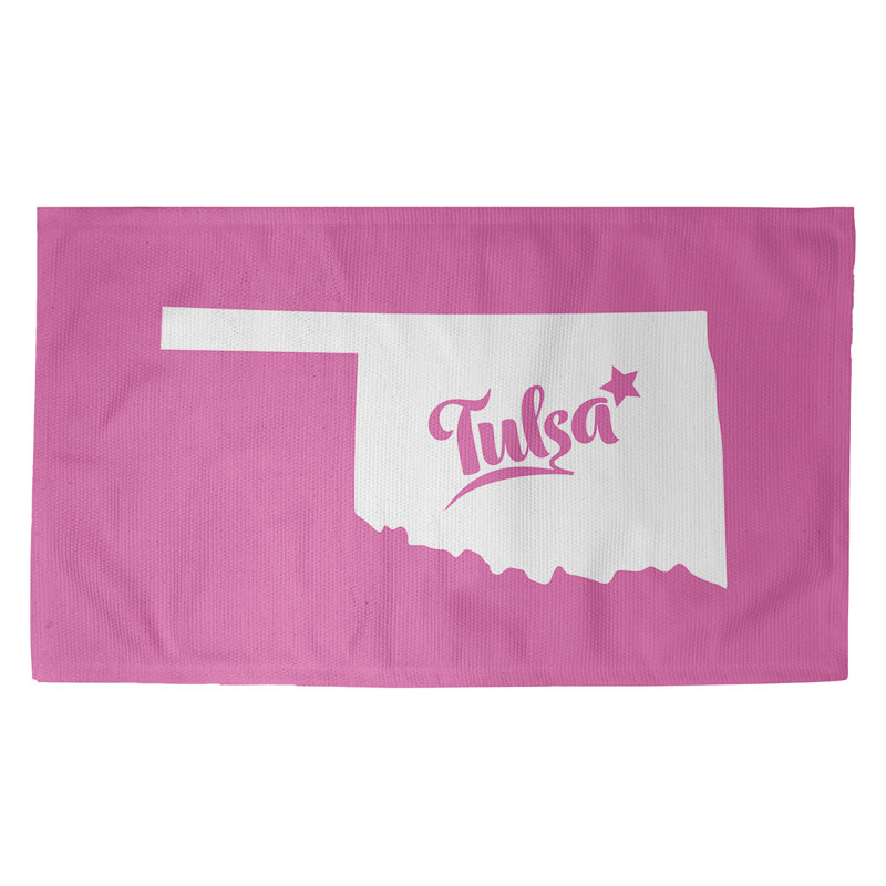 Tapis de zone rose oklahoma tulsa, Rectangle 5 pi x 7 pi