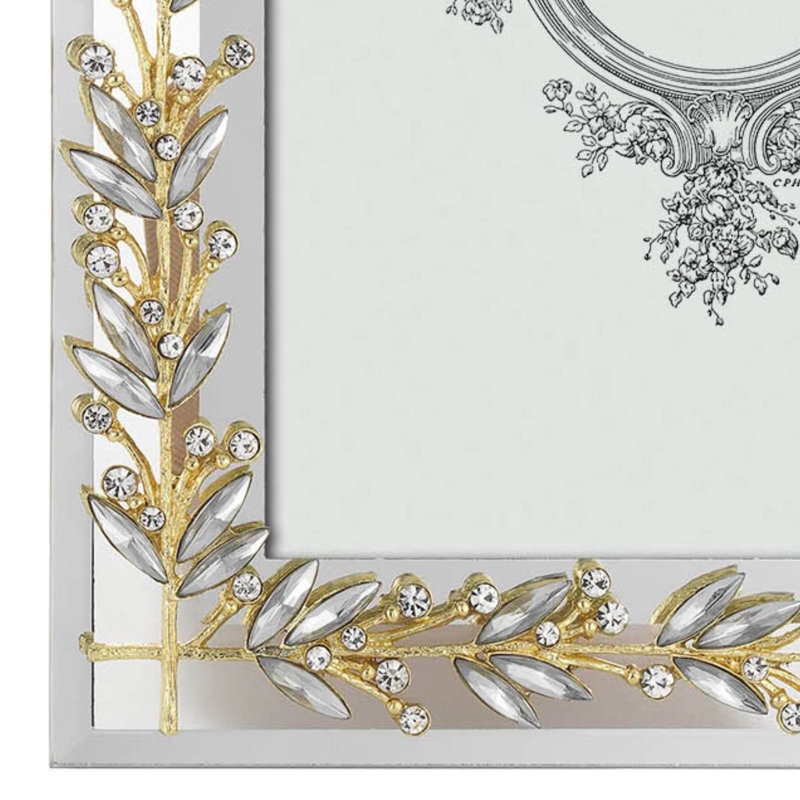 Laurel Picture Frame, 8" x 10", Gold/Silver