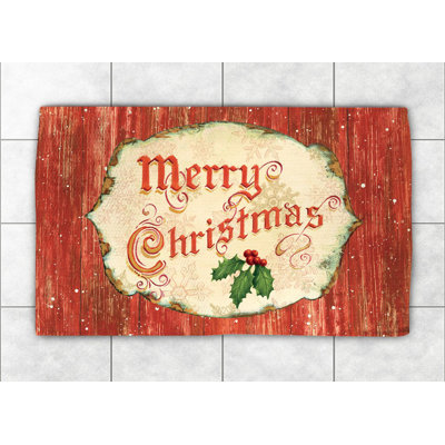 Tapis rouge Merry Christmas