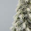 Flocked Realistic Pine and Pampas Christmas Tree 550 Warm White LED Lights - Includes a Storage Bag & Remote Control-85608181