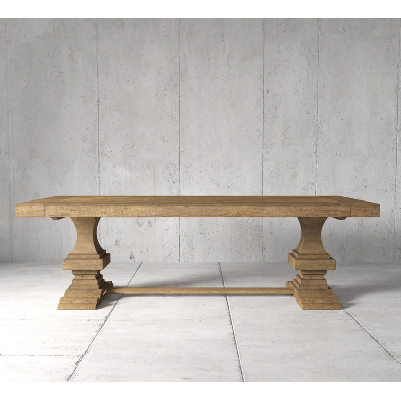 Table de salle à manger en bois massif Vernet