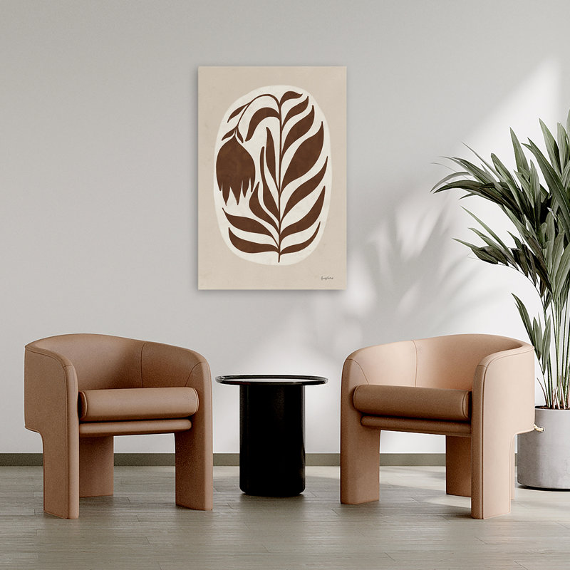 Simplicité florale bohémienne et scandinave I, H 36 po x l 24 po