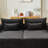 87" Oversized Sectional Lounge Chaise,No Assembly Required,Cloud Plush Loveseat-1874625428