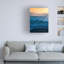 Art mural sur toile tendue - «Light and Layers» de Jared Kreiss pour décoration de salon, de chambre à coucher ou de bureau - 35 x 47