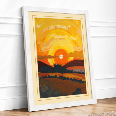 Sun Over Dark Lands Geometric - Print