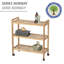 Norway Solid Wood Freestanding Bathroom Shelves