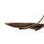 Lustre convertible XL 4 lumières Palmela 32 pouces au fini bronze laqué avec abat-jour en laiton laqué-129761723