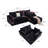 103" Boneless Compressed Sectional Couch No Assembly Required With Pillows-569223814