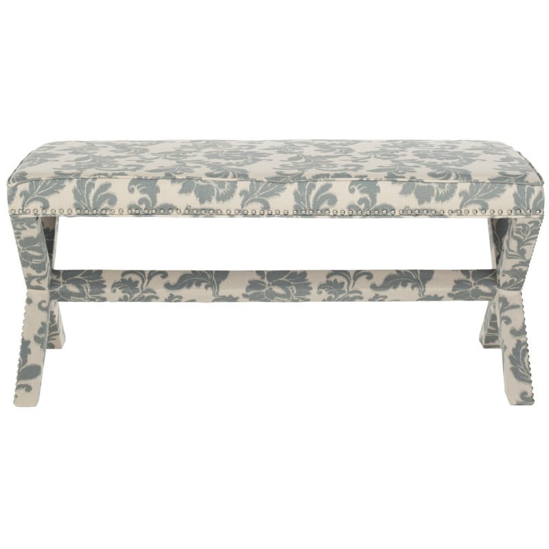 Keldah Upholstered Bench, Slate