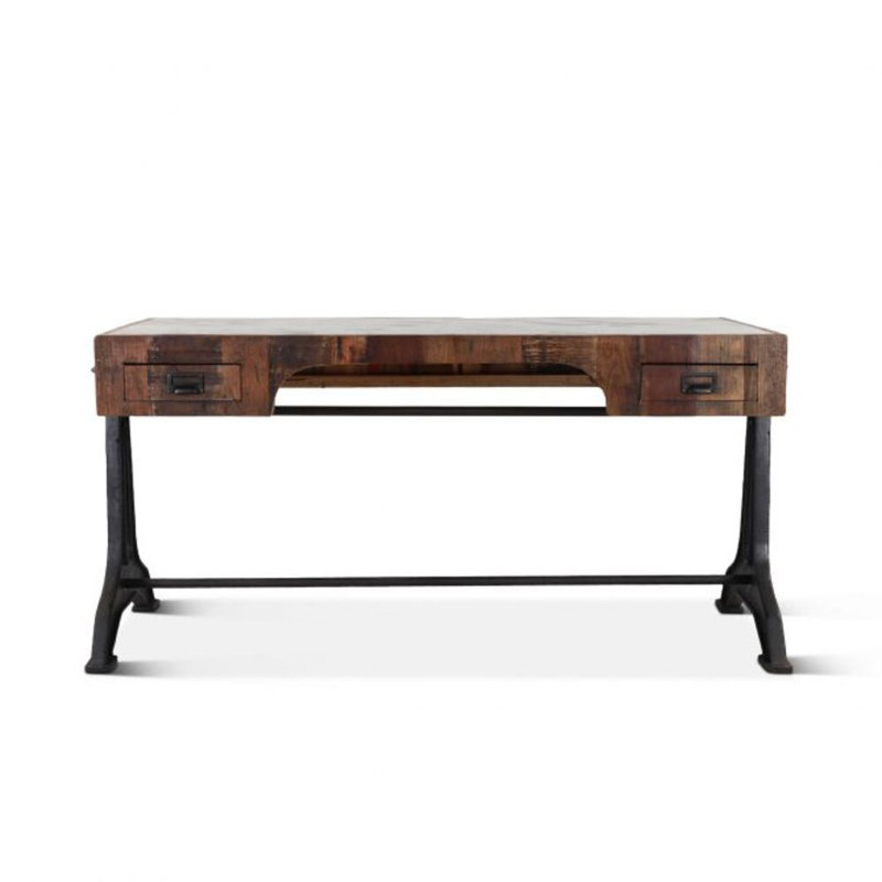 Metal Base Writing Desk