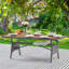 Rectangular Metal Outdoor Dining Table , 190cm cm W 90cm cm D-93698497