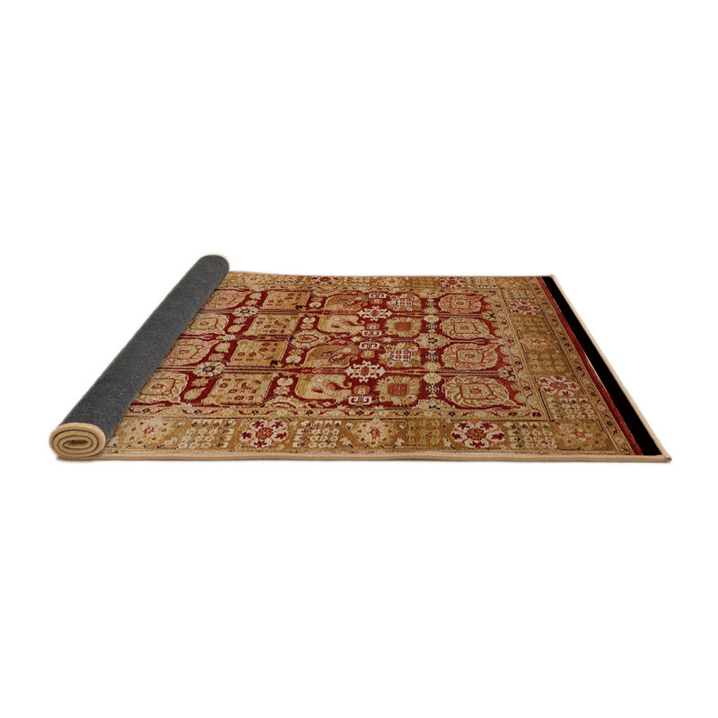 Tapis oriental jaune / rouge Francolin, Rectangle 7 pi x 9 pi